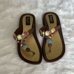 Beaded sandals